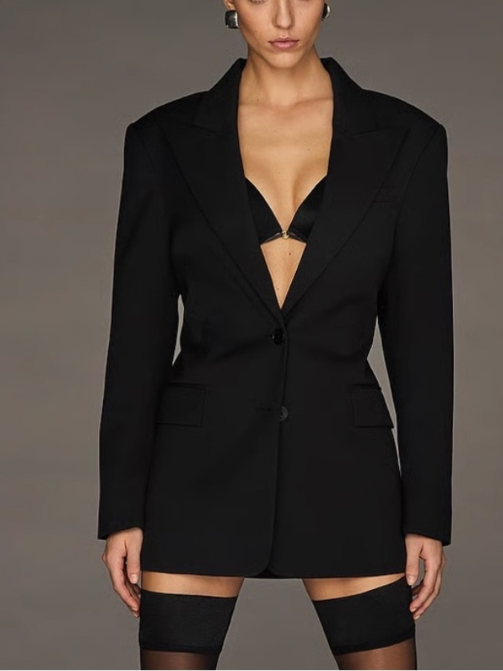 New! Atelier Victoria’s Secret x Altuzarra black Tailored Blazer 57336